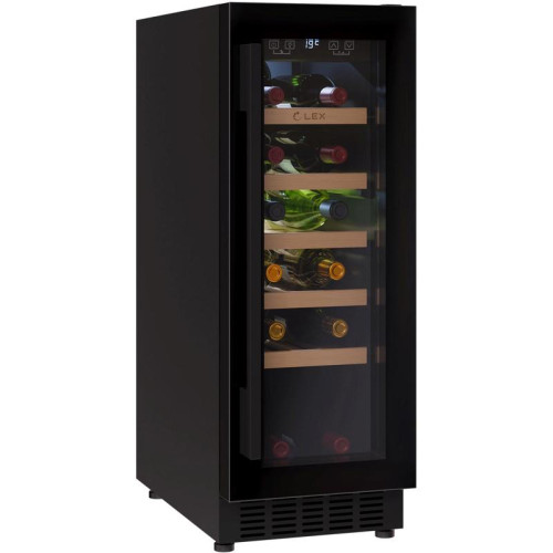 Винный шкаф Lex LWD3020BL 1-нокамерн. черный