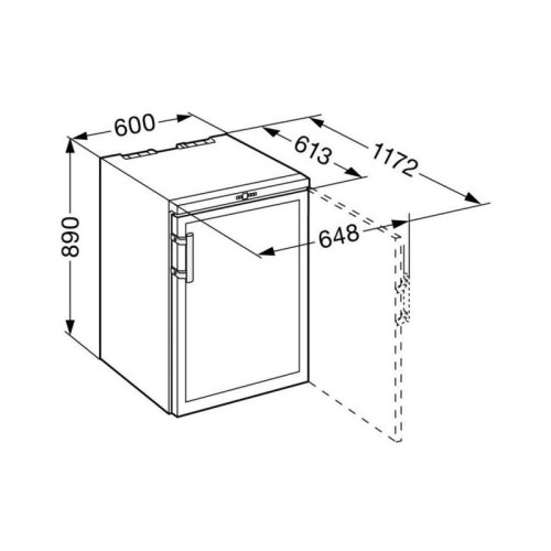 Винный шкаф Liebherr WKb 1812 Vinothek 1-нокамерн. черный