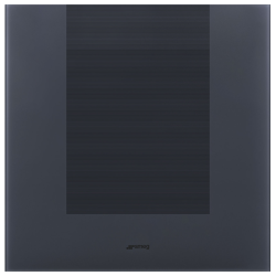 Винный шкаф SMEG/ 60 см, Linea, перенавешиваемые двери, Push-pull, 29 бутылок, деревянные полки, 5-20 С, Neptun Grey (серый)