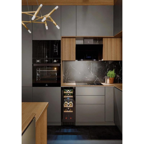 Винный шкаф Lex LWD3017BL dual zone 1-нокамерн. черный