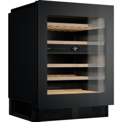 Винный шкаф ASKO/ Арт. 745894 ; Винный шкаф ASKO, высота 82 см, объем 120 л, сенсорное управление, Wi-Fi, LED освещение, угольный фильтр, энергоэффективность А+, цвет черное стекло