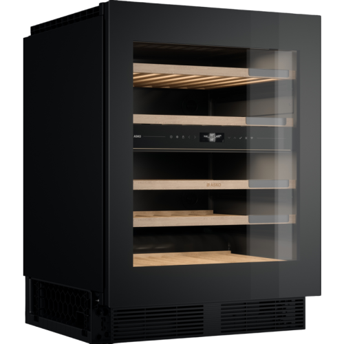 Винный шкаф ASKO/ Арт. 745894 ; Винный шкаф ASKO, высота 82 см, объем 120 л, сенсорное управление, Wi-Fi, LED освещение, угольный фильтр, энергоэффективность А+, цвет черное стекло