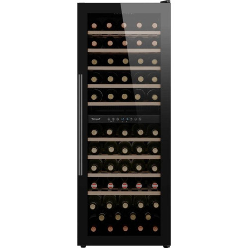 Винный шкаф Weissgauff WWC-77 DB DualZone 1-нокамерн. черный