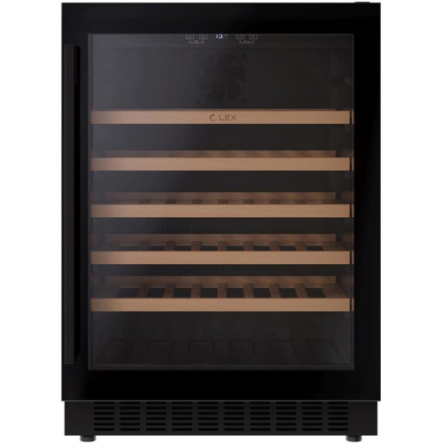 Винный шкаф Lex LWD6054BL 1-нокамерн. черный