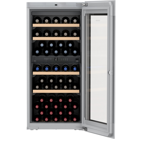 Винные шкафы LIEBHERR/ Винный шкаф LIEBHERR, ВхШхГ 1233х595х572 мм, высота ниши 122см, TipOpen, черный цвет периметра стеклопакета