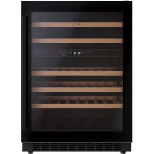 Винный шкаф Lex LWD6046BL dual zone 1-нокамерн. черный Винный шкаф Lex LWD6046BL dual zone 1-нокамерн. черный