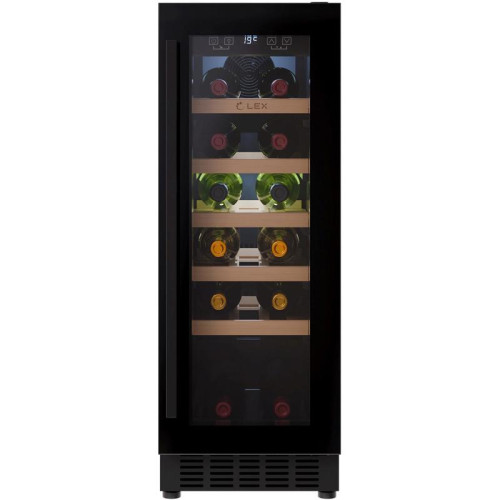Винный шкаф Lex LWD3020BL 1-нокамерн. черный