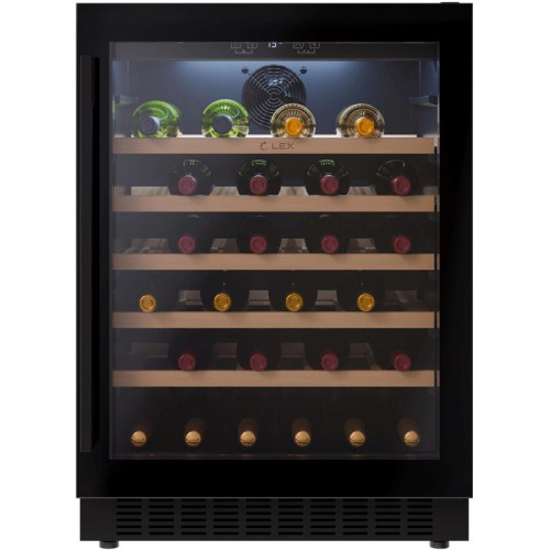 Винный шкаф Lex LWD6054BL 1-нокамерн. черный