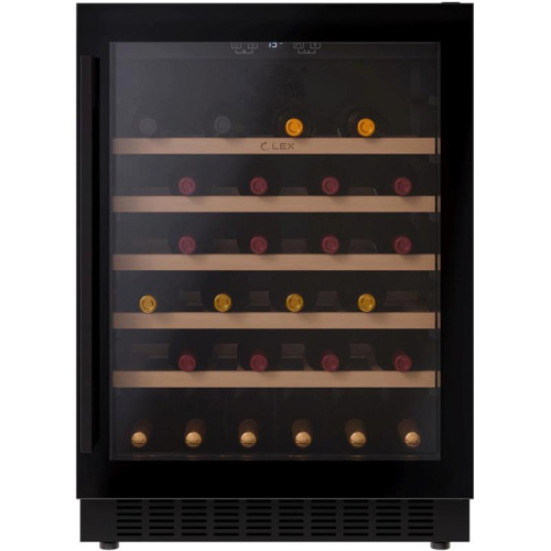 Винный шкаф Lex LWD6054BL 1-нокамерн. черный