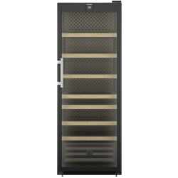 Винный шкаф LIEBHERR/  Серия Perfection, дверь со стеклопакетом с защитой от УФ-излучения, ручка с толкателем, электронный замок, в. 204,4 см, ш. 75 см, макс. кол-во бутылок Бордо (0,75 л): 284 бут., черный цвет