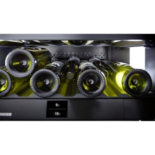 Винные шкафы Liebherr/ Vinidor Selection, высота 82-88 см, 1 темп. зона, дверь стеклопакет, door-on-door panel ready: установка фасадной рамки, сенсорный дисплей Touch&Swipe