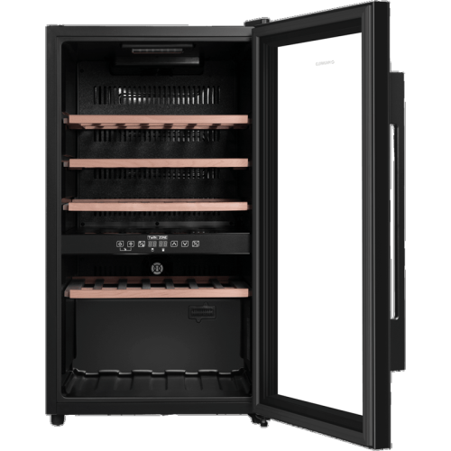 Винный шкаф/ Винный шкаф MAUNFELD MFWC-85S34, 49 бутылок, от 5 ° C до 22 ° C, отдельностоящий, полезный объем 116 л, электронный термостат, индикация температуры, диапазон влажности 50-80%, вентилятор для распределения температуры, звуковой сигнал отключе Винный шкаф/ Винный шкаф MAUNFELD MFWC-85S34, 49 бутылок, от 5 ° C до 22 ° C, отдельностоящий, полезный объем 116 л, электронный термостат, индикация температуры, диапазон влажности 50-80%, вентилятор для распределения температуры, звуковой сигнал отключе