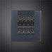 Винный шкаф SMEG/ 60 см, Linea, перенавешиваемые двери, Push-pull, 29 бутылок, деревянные полки, 5-20 С, Neptun Grey (серый)