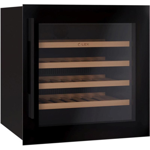 Винный шкаф/ Винный шкаф Lex LWD6036BL 1-нокамерн. черный стекло (CHAT500006)