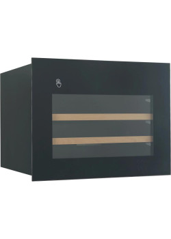 Винный шкаф/ Винный шкаф Hyundai HBWC 0461 SCT 1-нокамерн. черный