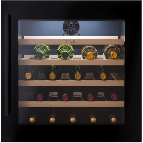 Винный шкаф/ Винный шкаф Lex LWD6036BL 1-нокамерн. черный стекло (CHAT500006)