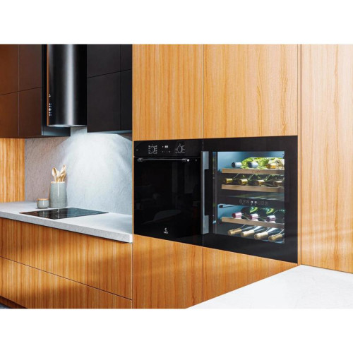 Винный шкаф/ Винный шкаф Lex LWD6036BL dual zone 1-нокамерн. черный стекло (CHAT500007)