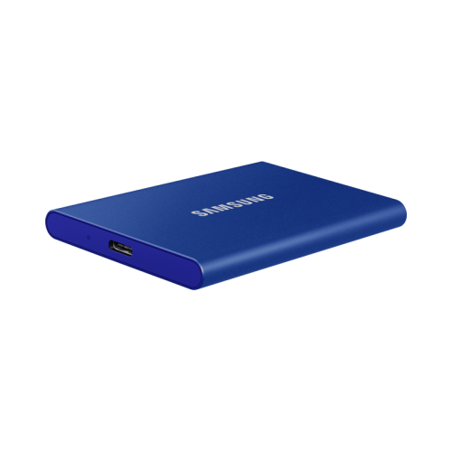Твердотельный накопитель Samsung External SSD T7, 2000GB, USB Type-C, R/W 1000/1050MB/s, Blue