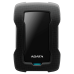 Внешний жесткий диск/ Portable HDD 2TB ADATA HD330 (Black), Silicone, USB 3.2 Gen1, 133x89x16mm, 190g /3 года/