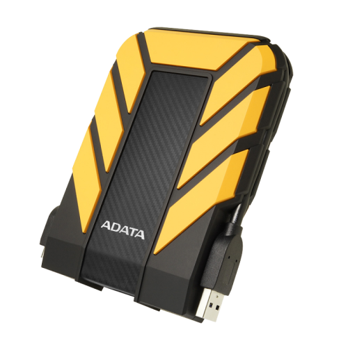 Внешний жесткий диск/ Portable HDD 1TB ADATA HD710 Pro (Yellow), IP68, USB 3.2 Gen1, 133x99x22mm, 270g /3 года/