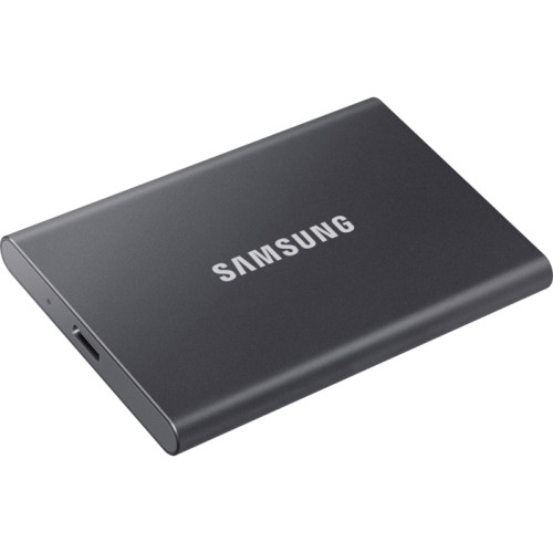 Внешние HDD и SSD/ Samsung External SSD T7, 4000GB, Type-C, USB 3.2 Gen2, R/W 1050/1000MB/s, 85x57x8mm, Titan Grey (12 мес.) Внешние HDD и SSD/ Samsung External SSD T7, 4000GB, Type-C, USB 3.2 Gen2, R/W 1050/1000MB/s, 85x57x8mm, Titan Grey (12 мес.)