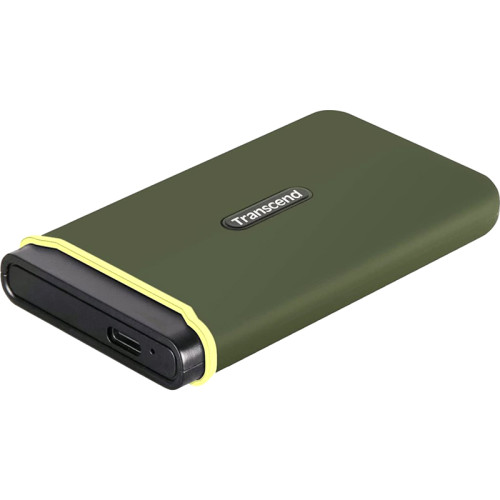 Твердотельный накопитель/ Transcend External SSD ESD380C, 2000GB, Type-C, USB 3.2 Gen2, R/W 2000/2000MB/s, 97x54x13mm, два кабеля в комплекте (5 лет)