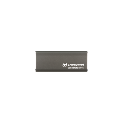 Твердотельный накопитель/ Transcend External SSD ESD265C, 500GB, Type-C, USB 3.2 Gen2, R/W 1050/950MB/s, 81x33x7mm, два кабеля в комплекте (5 лет)