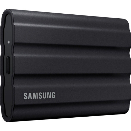 Внешние HDD и SSD/ Samsung External SSD T7 Shield, 2TB, Type C-to-C/A, USB 3.2 Gen2, R/W 1050/1000MB/s, IP65, 88x59x13mm, 98g, Black (12 мес.)