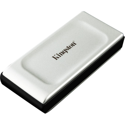 Твердотельный накопитель/ Kingston External SSD XS2000, 1000GB, Type-C, USB 3.2 Gen 2x2, R/W 2000/2000MB/s, IP55, 70x33x14mm, Silver (5 лет)