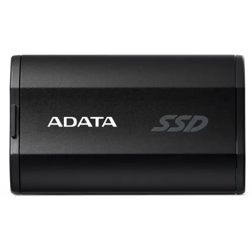 Твердотельный накопитель/ ADATA External SSD SD810, 2000GB, Type-C, USB 3.2 Gen2х2, up to R/W 2000/2000 MB/s, 72.7x44x12.2mm, Black (5 лет)