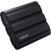 Внешние HDD и SSD/ Samsung External SSD T7 Shield, 2TB, Type C-to-C/A, USB 3.2 Gen2, R/W 1050/1000MB/s, IP65, 88x59x13mm, 98g, Black (12 мес.)