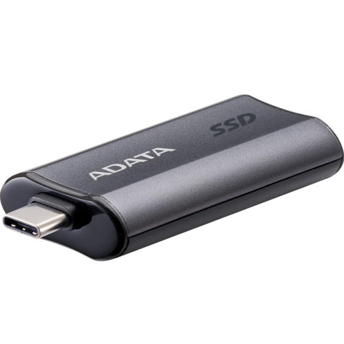 Твердотельный накопитель ADATA External SSD SC750, 1000GB, Type-C, USB 3.2 Gen2, R/W 1050/1000 MB/s, 53x28x12mm, Grey