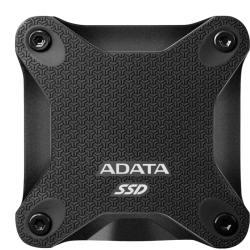 Твердотельный накопитель/ ADATA External SSD SD620, 512GB, Type-C, USB 3.2 Gen2, R/W 550/500 MB/s, 80x80x15mm, Black (5 лет)