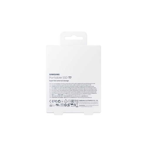 Твердотельный накопитель Samsung External SSD T7, 2000GB, USB Type-C, R/W 1000/1050MB/s, Blue