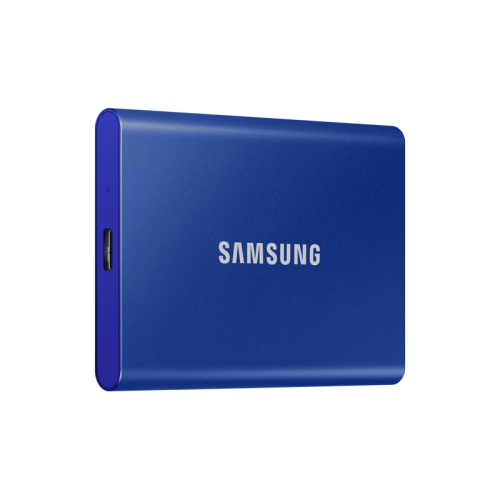 Твердотельный накопитель Samsung External SSD T7, 2000GB, USB Type-C, R/W 1000/1050MB/s, Blue
