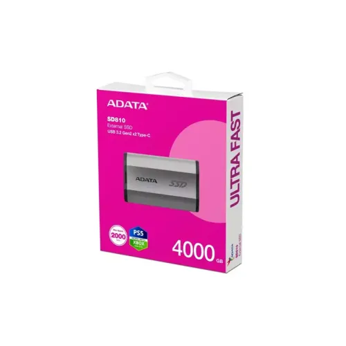 Накопитель SSD A-Data USB-C 4TB SD810-4000G-CSG SD810 1.8