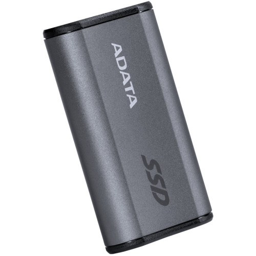 Твердотельный накопитель/ ADATA External SSD SE880, 512GB, Type-C, USB 3.2 Gen2х2, up to R/W 2000/2000 MB/s, 64.8x35x12.5mm, Titanium Gray (5 лет)