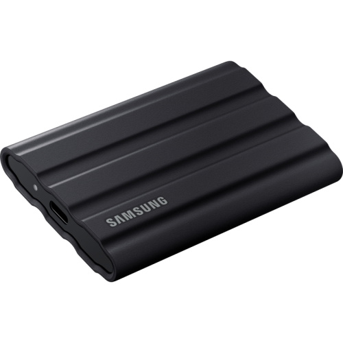 Внешние HDD и SSD Samsung External SSD T7 Shield, 4TB, Type C-to-C/A, USB 3.2 Gen2, R/W 1050/1000MB/s, IP65, 88x59x13mm, 98g, Black (12 мес.)