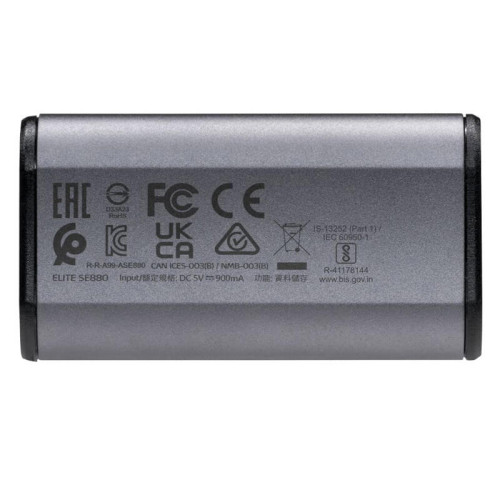 Твердотельный накопитель/ ADATA External SSD SE880, 4000GB, USB 3.2 Gen2 Type-C, up to R/W 2000/2000 MB/s, 64.8x35x12.5mm, Titanium Grey (5 лет) Твердотельный накопитель/ ADATA External SSD SE880, 4000GB, USB 3.2 Gen2 Type-C, up to R/W 2000/2000 MB/s, 64.8x35x12.5mm, Titanium Grey (5 лет)
