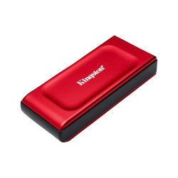 Твердотельный накопитель/ Kingston External SSD XS1000, 2000GB, Type-C/A, USB 3.2 Gen 2, R/W 1050/1000MB/s, 70x33x14mm, 29g., Red (12 мес)