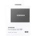 Внешние HDD и SSD/ Samsung External SSD T7, 1000GB, Type-C, USB 3.2 Gen2, R/W 1050/1000MB/s, 85x57x8mm, Titan Gray (12 мес.)