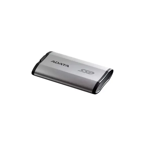 Твердотельный накопитель/ ADATA External SSD SD810, 1000GB, Type-C, USB 3.2 Gen2х2, up to R/W 2000/2000 MB/s, 72.7x44x12.2mm, Silver (5 лет)