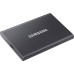 Внешние HDD и SSD/ Samsung External SSD T7, 500GB, Type-C, USB 3.2 Gen2, R/W 1050/1000MB/s, 85x57x8mm, Titan Gray (12 мес.)