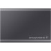 Внешние HDD и SSD/ Samsung External SSD T7, 500GB, Type-C, USB 3.2 Gen2, R/W 1050/1000MB/s, 85x57x8mm, Titan Gray (12 мес.)