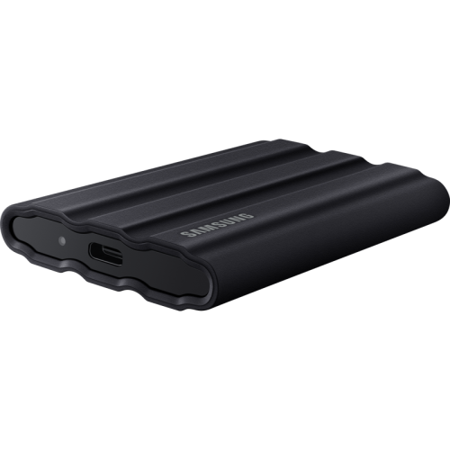 Внешние HDD и SSD Samsung External SSD T7 Shield, 4TB, Type C-to-C/A, USB 3.2 Gen2, R/W 1050/1000MB/s, IP65, 88x59x13mm, 98g, Black (12 мес.)