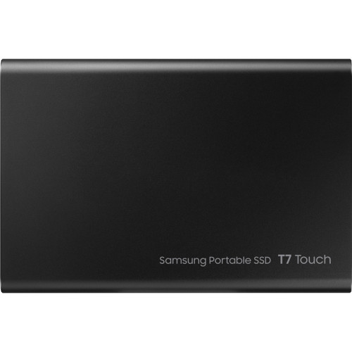 Внешние HDD и SSD/ Samsung External SSD T7 Touch, 2000GB, Touch ID, Type-C, USB 3.2 Gen2, R/W 1050/1000MB/s, 85x57x8mm, Black (12 мес.)