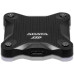 Твердотельный накопитель/ ADATA External SSD SD620, 512GB, Type-C, USB 3.2 Gen2, R/W 550/500 MB/s, 80x80x15mm, Black (5 лет)