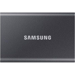 Внешние HDD и SSD/ Samsung External SSD T7, 4000GB, Type-C, USB 3.2 Gen2, R/W 1050/1000MB/s, 85x57x8mm, Titan Grey (12 мес.)