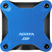 Твердотельный накопитель/ ADATA External SSD SD620, 2000GB, Type-C, USB 3.2 Gen2, R/W 520/460 MB/s, 80x80x15mm, Blue (5 лет) Твердотельный накопитель/ ADATA External SSD SD620, 2000GB, Type-C, USB 3.2 Gen2, R/W 520/460 MB/s, 80x80x15mm, Blue (5 лет)