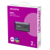 Твердотельный накопитель/ ADATA External SSD SE880, 2000GB, USB 3.2 Gen2 Type-C to Type-C/A, up to R/W 2000/2000 MB/s, 65x35x12.5mm, 31g, Titanium Gray (5 лет)